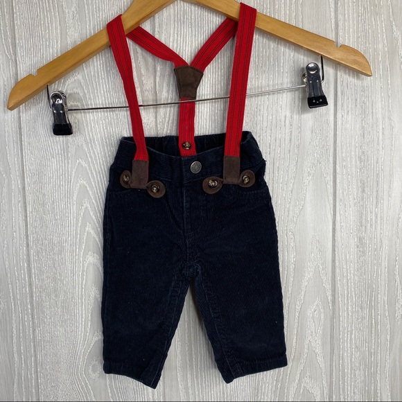 Carters Boys Suspender Pants - Picture 1 of 3